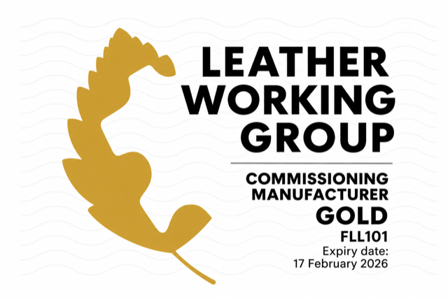 Leather Working Group (LWG) – Gold Rated