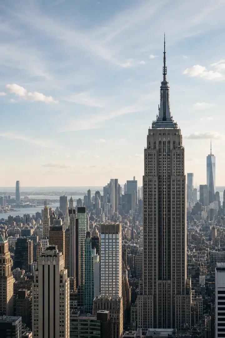 New York skyline with the Empire State Building